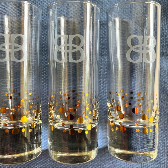 Set of 4 Etched B&B Cordial Glasses - Picture 3 of 6